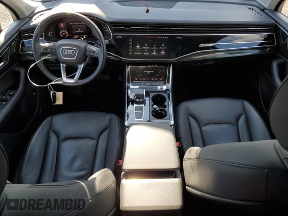 2020 Audi Q7 Premium Plus with VIN WA1LJAF73LD011022, listed as a Copart auction lot 88948205 with 58,296 mi miles and Salvage title. Bid and sale history available at DreamBid. Image 8.