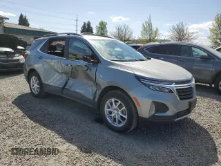 2024 Chevrolet Equinox LT with VIN 3GNAXUEG0RL326949, listed as a Copart auction lot 53908165 with 14,857 mi miles and Salvage Title. Bid and sale history available at carsss.com. Image 4.