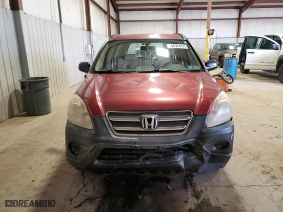 2005 Honda CR-V LX with VIN JHLRD78575C049127, listed as a Copart auction lot 45954375 with 61,572 mi miles and Salvage Title. Bid and sale history available at carsss.com. Image 5.