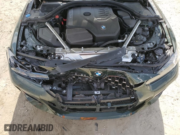 2024 BMW 4 Series 430i with VIN WBA63AV09RFR39400, listed as a Copart auction lot 47825465 with 29,689 mi miles and Non Repairable. Bid and sale history available at carsss.com. Image 12.