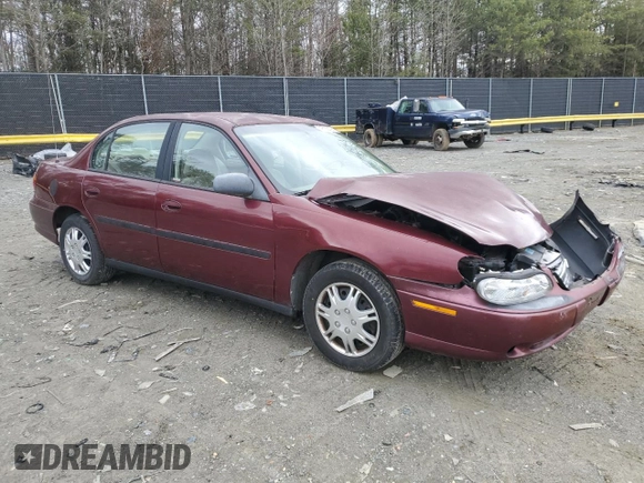 2001 Chevrolet Malibu with VIN 1G1ND52J416158281, listed as a Copart auction lot 48153195 with 184,184 mi miles and Salvage Title. Bid and sale history available at carsss.com. Image 4.