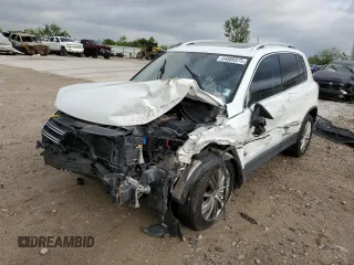 2016 Volkswagen Tiguan S z VIN WVGBV7AX0GW519194, wystawiony jako Copart lot #54589375 z przebiegiem 114 061 mil mil oraz Szkoda całkowita • Salvage title. Historia ofert i sprzedaży dostępna na DreamBid. Obrazek 1.