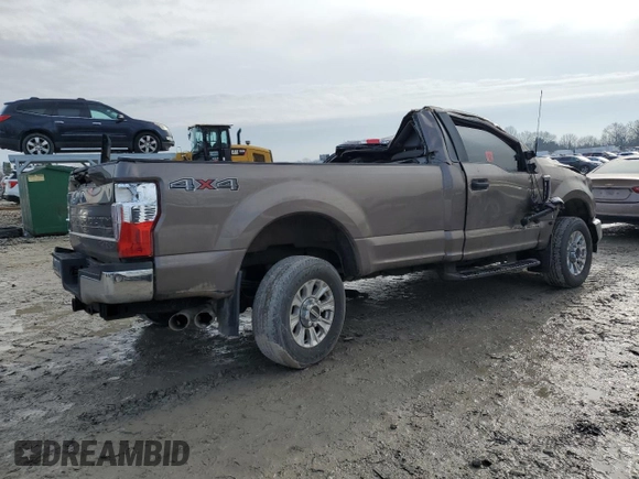 2022 Ford F-250 XL with VIN 1FTRF2BT4NEC24651, listed as a Copart auction lot 84974204 with Not provided miles and Salvage title. Bid and sale history available at DreamBid. Image 3.