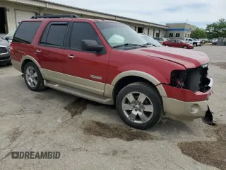 2008 Ford Expedition Eddie Bauer with VIN 1FMFU18578LA72551, listed as a Copart auction lot 57608845 with 113,669 mi miles and Salvage title. Bid and sale history available at DreamBid. Image 4.