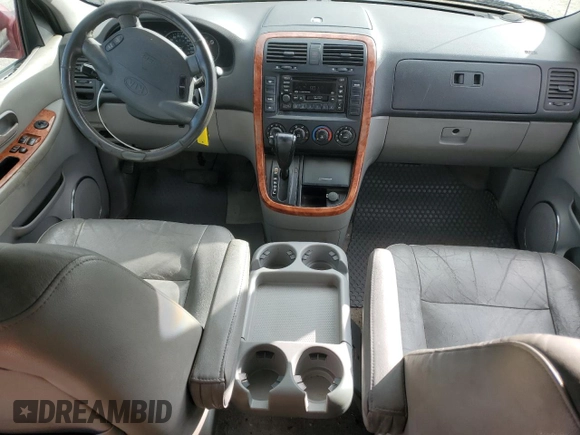 2005 Kia Sedona LX with VIN KNDUP131056614364, listed as a Copart auction lot 73935454 with 149,420 mi miles and Salvage Title. Bid and sale history available at carsss.com. Image 8.