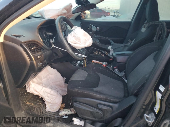 2014 Jeep Cherokee Sport with VIN 1C4PJLAB8EW112451, listed as a Copart auction lot 88162485 with Not Provided miles and Salvage Title. Bid and sale history available at DreamBid. Image 7.