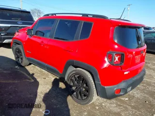 2018 Jeep Renegade Altitude with VIN ZACCJABB6JPG97376, listed as a IAAI auction lot 41424095 with 133,261 mi miles and . Bid and sale history available at DreamBid. Image 3.
