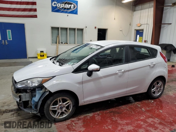 2017 Ford Fiesta SE with VIN 3FADP4EJ4HM163531, listed as a Copart auction lot 45117985 with 87,412 mi miles and Salvage Title. Bid and sale history available at carsss.com. Image 1.