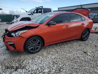 2020 Kia Forte GT-Line with VIN 3KPF34ADXLE207047, listed as a Copart auction lot 46917585 with 33,120 mi miles and Non Repairable. Bid and sale history available at carsss.com. Image 1.
