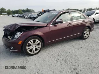 2008 Mercedes-Benz C 300 Sport with VIN WDDGF54X18F112807, listed as a Copart auction lot 60311985 with 138,807 mi miles and Salvage title. Bid and sale history available at DreamBid. Image 1.