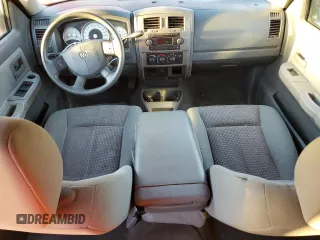 2007 Dodge Dakota SLT with VIN 1D7HE48K97S124581, listed as a Copart auction lot 73698864 with 179,562 mi miles and Salvage Title. Bid and sale history available at DreamBid. Image 8.