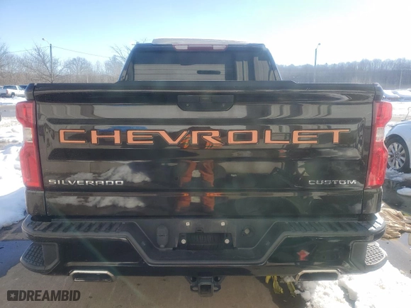 2019 Chevrolet Silverado 1500 Custom Trail Boss with VIN 1GCPYCEF6KZ328611, listed as a Copart auction lot 87818205 with 139,445 mi miles and Salvage Title. Bid and sale history available at carsss.com. Image 6.