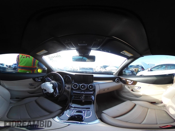 2019 Mercedes-Benz C 300 with VIN WDDWK8DB6KF827909, listed as a IAAI auction lot 41614128 with 55,903 mi miles and . Bid and sale history available at carsss.com. Image 23.