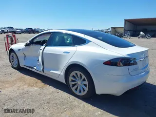 2017 Tesla Model S 100D with VIN 5YJSA1E23HF189813, listed as a IAAI auction lot 41767079 with 53,541 mi miles. Bid and sale history available at carsss.com. Image 3.