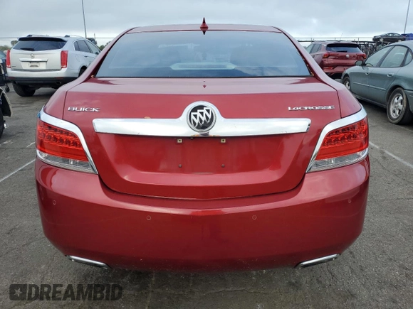 2013 Buick LaCrosse Premium 1 with VIN 1G4GF5E38DF302518, listed as a Copart auction lot 72931964 with 112,473 mi miles and Salvage Title. Bid and sale history available at DreamBid. Image 6.