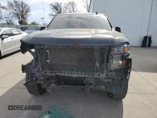 2020 Chevrolet Silverado 1500 Custom with VIN 1GCPWBEH9LZ175287, listed as a Copart auction lot 46489055 with 59,388 mi miles and Salvage Title. Bid and sale history available at carsss.com. Image 5.
