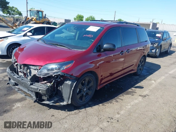 2020 Toyota Sienna SE with VIN 5TDXZ3DC8LS053685, listed as a IAAI auction lot 42304380 with 40,812 mi miles and . Bid and sale history available at DreamBid. Image 21.