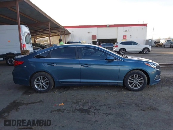 2015 Hyundai Sonata 2.4L SE with VIN 5NPE24AF3FH257823, listed as a IAAI auction lot 41226098 with 101,043 mi miles. Bid and sale history available at carsss.com. Image 13.