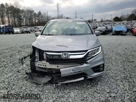 2019 Honda Odyssey EX-L with VIN 5FNRL6H72KB036411, listed as a Copart auction lot 43277355 with 76,244 mi miles and Salvage Title. Bid and sale history available at DreamBid. Image 11.