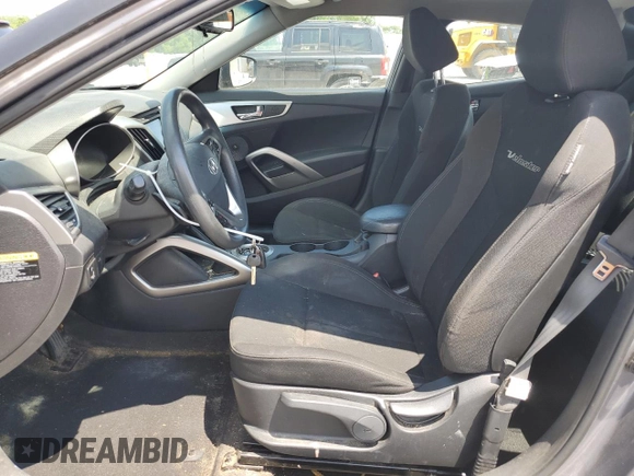 2014 Hyundai Veloster RE:FLEX with VIN KMHTC6AD2EU184412, listed as a Copart auction lot 62874805 with Not provided miles and Salvage title. Bid and sale history available at DreamBid. Image 7.