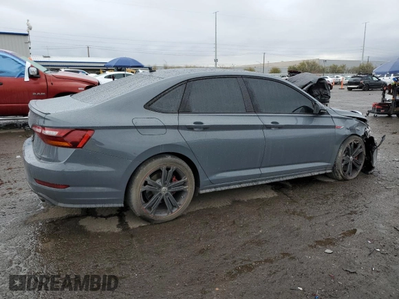 2019 Volkswagen Jetta GLI S z VIN 3VW6T7BU4KM180915, wystawiony jako Copart lot #45407035 z przebiegiem 75 820 mil mil oraz Szkoda całkowita • Salvage title. Historia ofert i sprzedaży dostępna na DreamBid. Obrazek 3.
