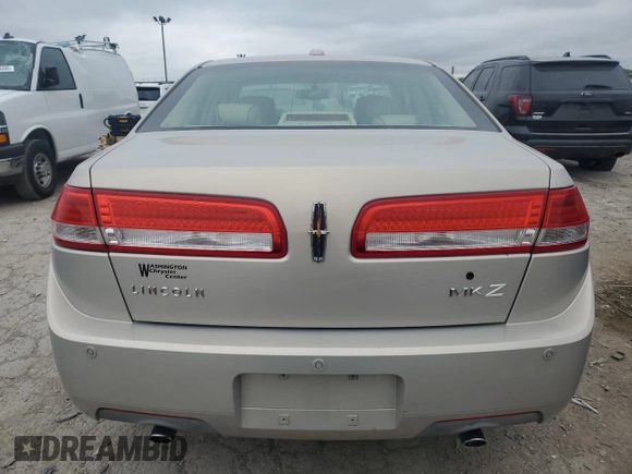 2010 Lincoln MKZ with VIN 3LNHL2GC7AR659812, listed as a Copart auction lot 58635455 with 140,931 mi miles and Salvage title. Bid and sale history available at DreamBid. Image 6.