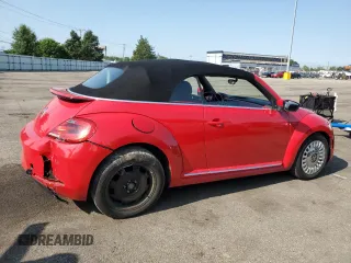 2015 Volkswagen Beetle 1.8T with VIN 3VW517AT0FM803740, listed as a Copart auction lot 59227115 with Not provided miles and Salvage title. Bid and sale history available at DreamBid. Image 3.