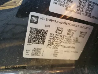 2022 GMC Sierra 1500 Elevation z VIN 3GTUUCET7NG560885, wystawiony jako Copart lot #79441394 z przebiegiem 43 742 mil mil oraz Szkoda całkowita • Salvage title. Historia ofert i sprzedaży dostępna na DreamBid. Obrazek 12.