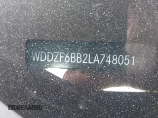 2020 Mercedes-Benz E AMG E 53 with VIN WDDZF6BB2LA748051, listed as a IAAI auction lot 39161866 with Not Provided miles. Bid and sale history available at carsss.com. Image 9.