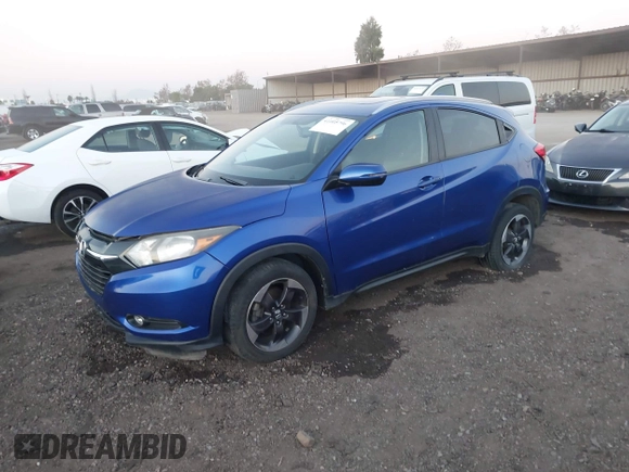 2018 Honda HR-V EX-L Navi with VIN 3CZRU5H75JM702110, listed as a IAAI auction lot 41005796 with 97,103 mi miles. Bid and sale history available at carsss.com. Image 17.