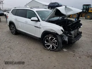 2022 Volkswagen Atlas SEL with VIN 1V2BR2CA6NC512106, listed as a Copart auction lot 85214154 with 53,931 mi miles and Salvage title. Bid and sale history available at DreamBid. Image 12.