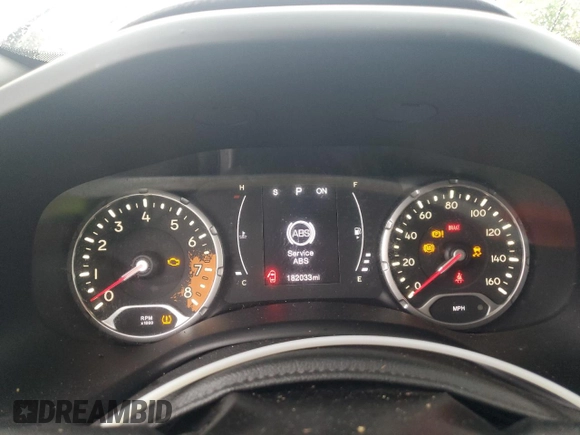 2018 Jeep Renegade Sport with VIN ZACCJBAB8JPH95901, listed as a Copart auction lot 55772785 with 182,033 mi miles and Clean title. Bid and sale history available at DreamBid. Image 9.