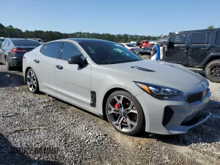 2018 Kia Stinger GT2 with VIN KNAE55LC7J6030490, listed as a Copart auction lot 51708105 with 98,548 mi miles and Salvage Title. Bid and sale history available at carsss.com. Image 4.