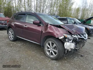 2013 Nissan Murano S with VIN JN8AZ1MW0DW321090, listed as a Copart auction lot 52366415 with 147,985 mi miles and Salvage Title. Bid and sale history available at carsss.com. Image 4.