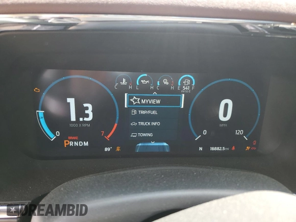 2022 Ford F-150 XL с VIN 1FTFW1E89NKD31586, выставлен на аукционе Copart как лот 51575665 с пробегом 16 882 миль миль и Списание • Salvage title. История ставок и продаж доступна на DreamBid. Изображение 9.