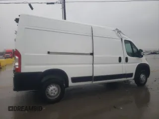 2024 Ram ProMaster Cargo Tradesman with VIN 3C6LRVDG6RE114782, listed as a Copart auction lot 43402665 with 9,610 mi miles and Salvage Title. Bid and sale history available at DreamBid. Image 3.