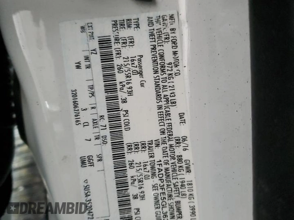 2016 Ford Focus SE with VIN 1FADP3FE5GL362695, listed as a Copart auction lot 42381895 with 103,844 mi miles and Salvage Title. Bid and sale history available at carsss.com. Image 13.