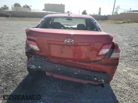 2011 Toyota Camry LE with VIN 4T4BF3EK5BR164134, listed as a Copart auction lot 62541425 with 135,083 mi miles and Salvage title. Bid and sale history available at DreamBid. Image 6.