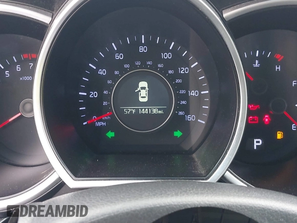 2015 Kia Optima LX with VIN KNAGM4A74F5662579, listed as a IAAI auction lot 42127251 with 144,138 mi miles and . Bid and sale history available at carsss.com. Image 14.
