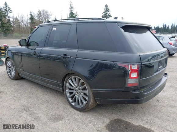 2016 Land Rover Range Rover Supercharged with VIN SALGS2EF1GA301181, listed as a IAAI auction lot 41860919 with 107,279 mi miles. Bid and sale history available at carsss.com. Image 3.