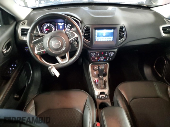 2020 Jeep Compass Latitude with VIN 3C4NJDBB3LT258349, listed as a Copart auction lot 61452715 with 80,933 mi miles and Salvage title. Bid and sale history available at DreamBid. Image 8.