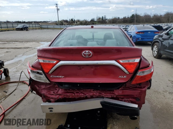 2017 Toyota Camry XLE with VIN 4T1BF1FK0HU623852, listed as a Copart auction lot 50007325 with 122,335 mi miles and Salvage Title. Bid and sale history available at carsss.com. Image 6.