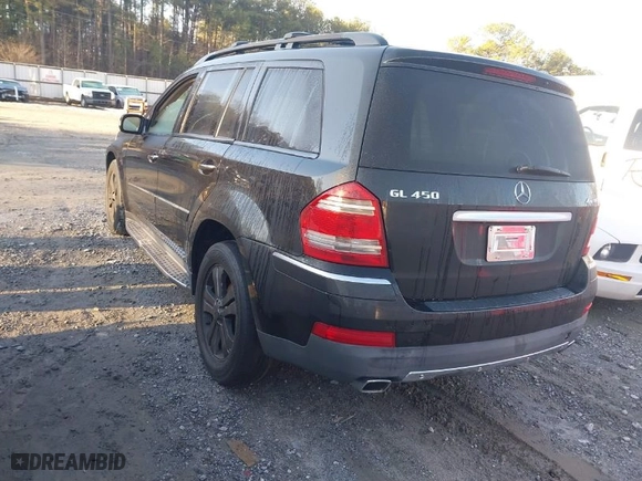 2008 Mercedes-Benz GL-Class 4.6L with VIN 4JGBF71E98A301636, listed as a IAAI auction lot 41754708 with 1 mi miles. Bid and sale history available at carsss.com. Image 3.