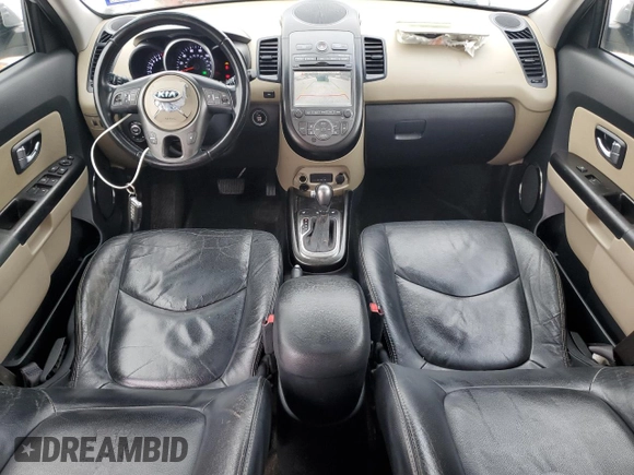 2013 Kia Soul + with VIN KNDJT2A65D7520086, listed as a Copart auction lot 50708535 with 123,611 mi miles and Salvage Title. Bid and sale history available at DreamBid. Image 8.
