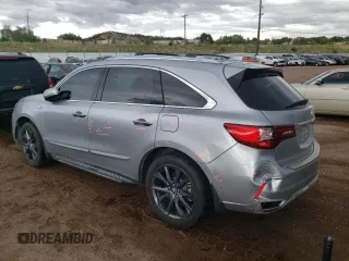 2018 Acura MDX Sport Hybrid w/Advance Pkg with VIN 5J8YD7H74JL000361, listed as a Copart auction lot 71818444 with 101,814 mi miles and Salvage Title. Bid and sale history available at carsss.com. Image 2.