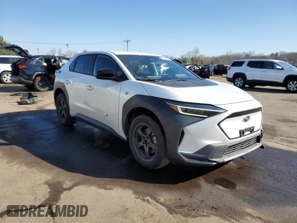 2023 Toyota bZ4X XLE with VIN JTMABABA9PA024814, listed as a Copart auction lot 48112065 with 13,588 mi miles and Salvage Title. Bid and sale history available at DreamBid. Image 4.
