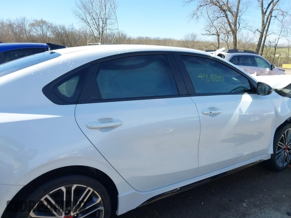 2023 Kia Forte GT with VIN 3KPF44AC4PE540371, listed as a IAAI auction lot 41810840 with 32,031 mi miles and . Bid and sale history available at carsss.com. Image 14.