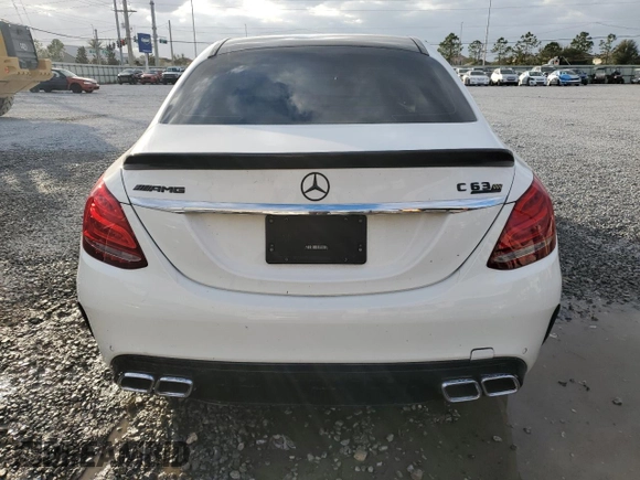 2018 Mercedes-Benz C 63 AMG with VIN 55SWF8GB6JU239102, listed as a Copart auction lot 41472985 with 50,041 mi miles and Non repairable. Bid and sale history available at DreamBid. Image 6.