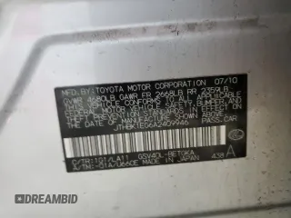 2010 Lexus ES 330 z VIN JTHBK1EG6A2409946, wystawiony jako Copart lot #55388175 z przebiegiem 196 762 mil mil oraz Szkoda całkowita • Salvage title. Historia ofert i sprzedaży dostępna na DreamBid. Obrazek 12.