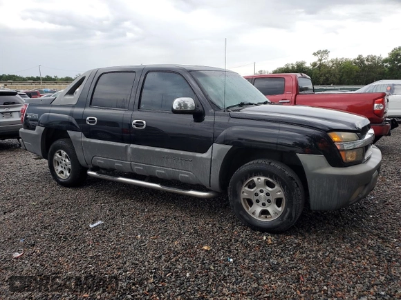 2002 Chevrolet Avalanche with VIN 3GNEC13T42G320758, listed as a Copart auction lot 58986625 with Not provided miles and Salvage title. Bid and sale history available at DreamBid. Image 4.